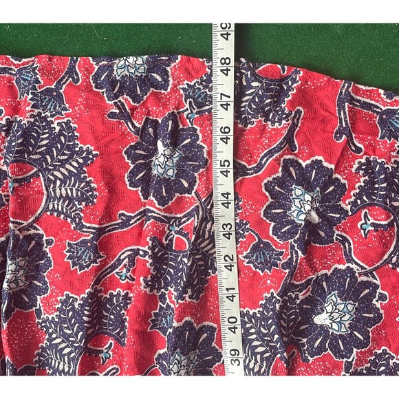 NWOT Women's XS Knox Rose Floral Dress Red & Blue Flutter Sleeve Boho - Picture 7 of 7